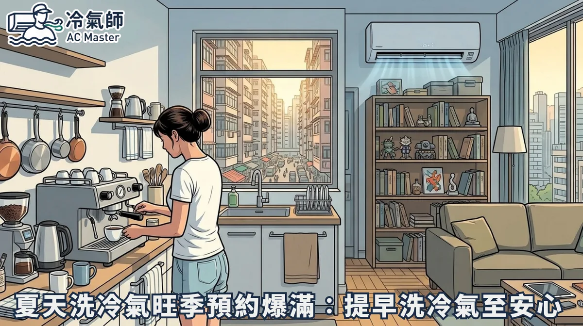 夏天洗冷氣旺季預約爆滿：提早洗冷氣至安心